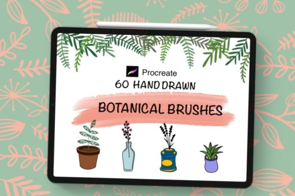 Botanical Procreate Brush Stamps: Elevating Digital Floral Design