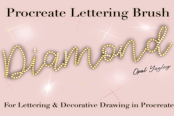 Elevating Digital Typography: The Strategic Value of the Procreate Diamond Lettering Brush