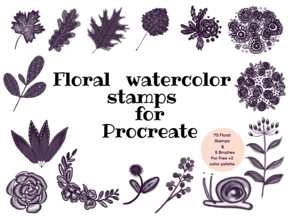 Exploring the 70 Floral Watercolor Stamps for Procreate: A Practical Guide for Digital Artists