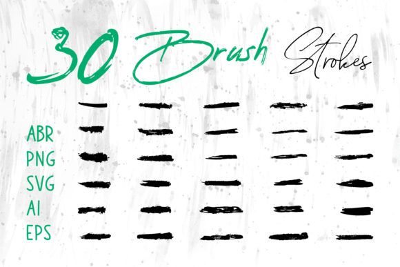 Grunge Brush Strokes Collection