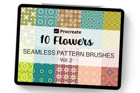 Mastering Digital Texture with Procreate Brush Flower Pattern Seamless Tools