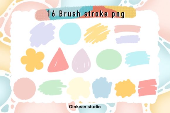 Paint Brush Stroke Stamp & Brush Stroke Guide