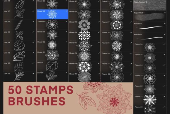 Procreate Mandala Stamps Brush Guide