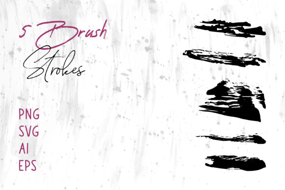 Strategic Design: Leveraging the Ink Brush, Paint Brush Strokes Set for Brand Impact