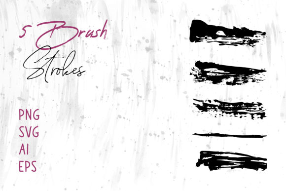 Strategic Visual Identity: Leveraging the Grunge Art Brush Stroke Set for Brand Distinction