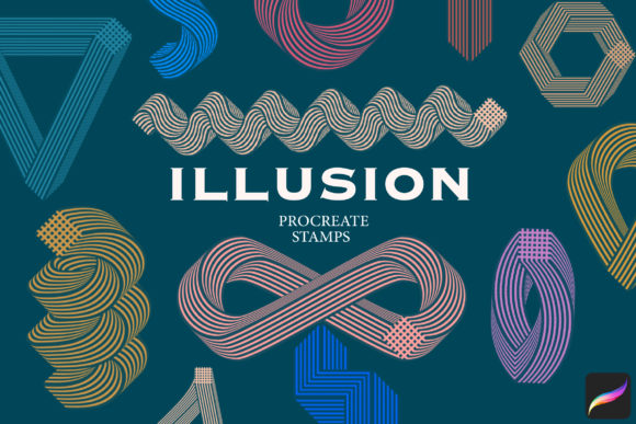 Unlock Magic with Illusion Procreate Stamps