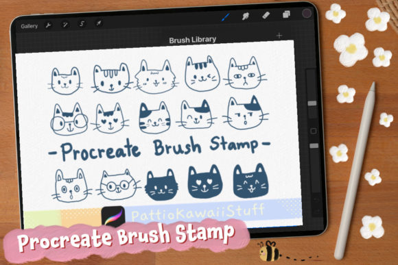 Unlocking Creativity with Procreate Brush Stamps: A Guide to Cute Cat Doodles and Digital Art Efficiency