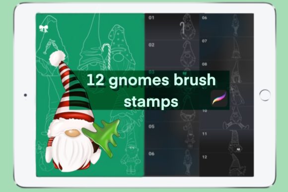 Unlocking Holiday Creativity: A Guide to the 22 Brush Stamps Gnomes for Procreate Set