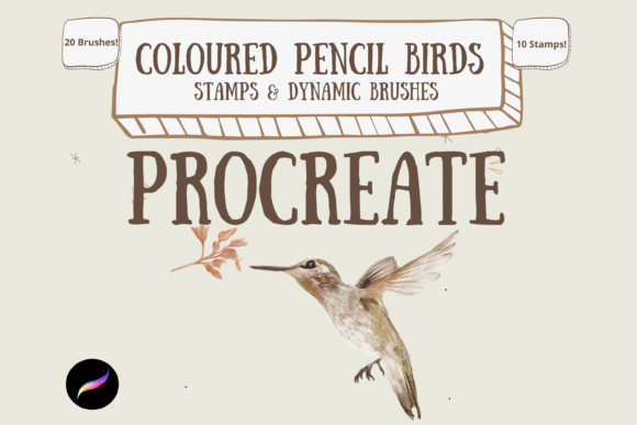 Unlocking Natural Textures with Colour Pencil Birds for Procreate