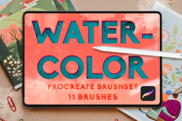 Watercolor Procreate Add-Ons Bundle